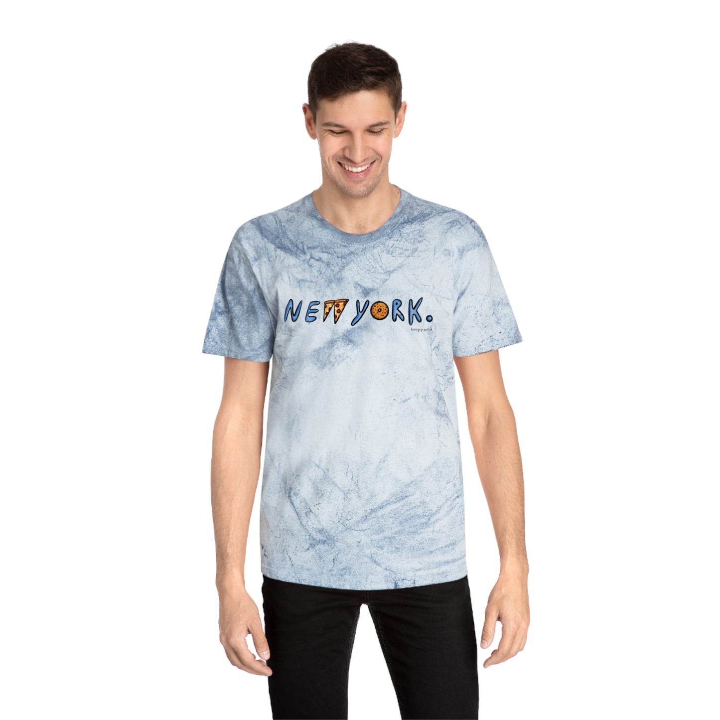 "NEW YORK." Color Blast T-Shirt