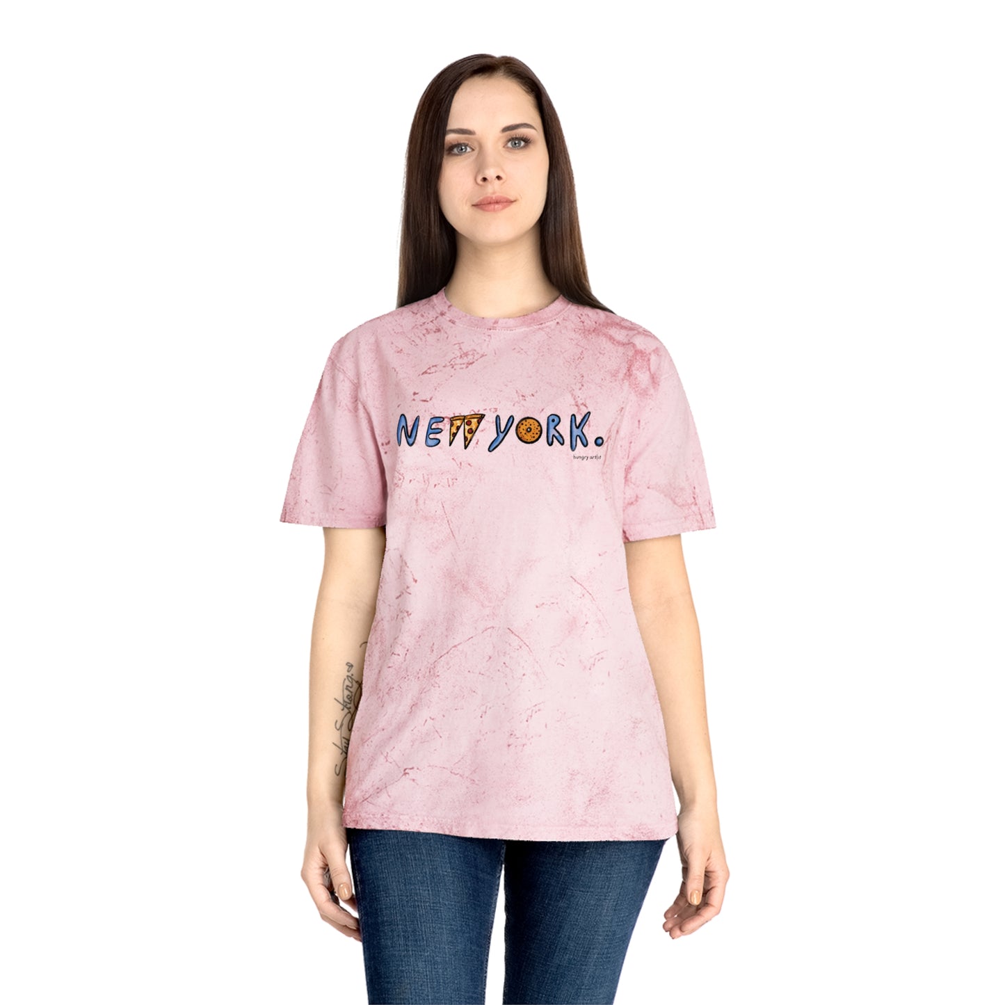 "NEW YORK." Color Blast T-Shirt