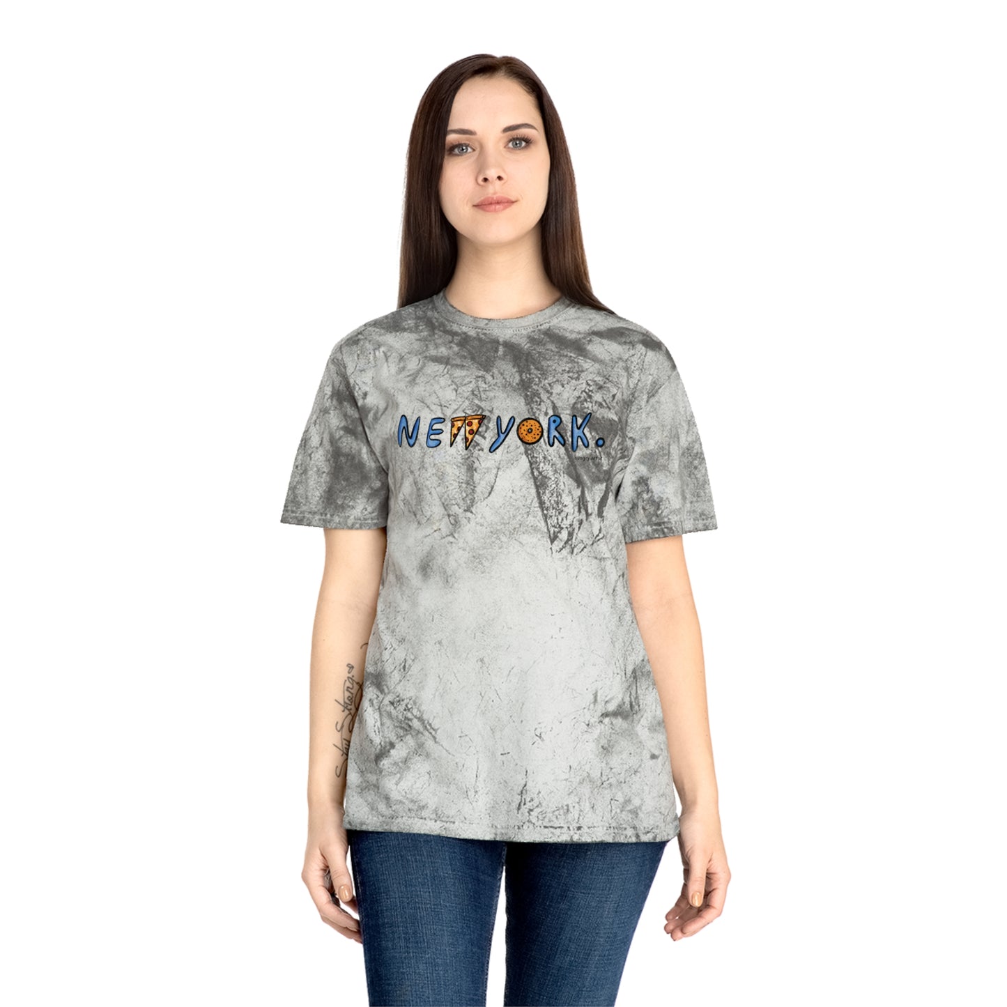 "NEW YORK." Color Blast T-Shirt