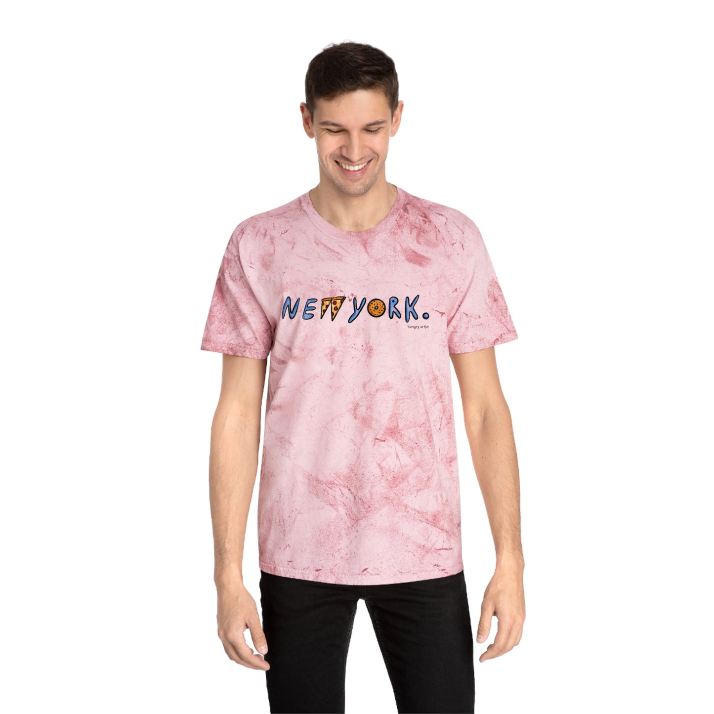 "NEW YORK." Color Blast T-Shirt