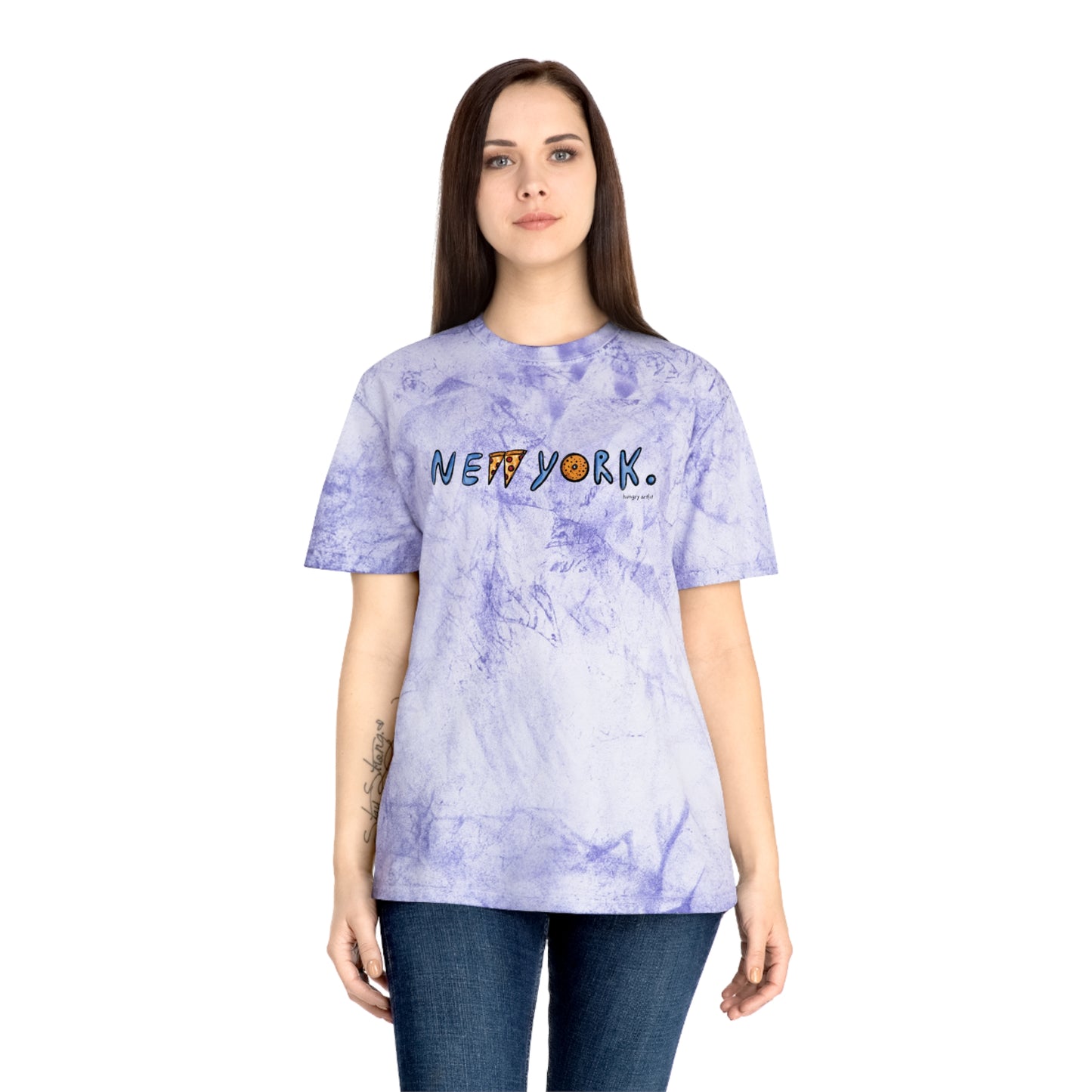 "NEW YORK." Color Blast T-Shirt