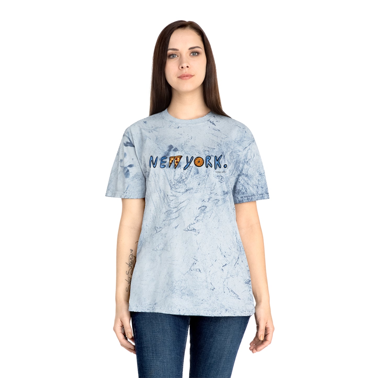 "NEW YORK." Color Blast T-Shirt