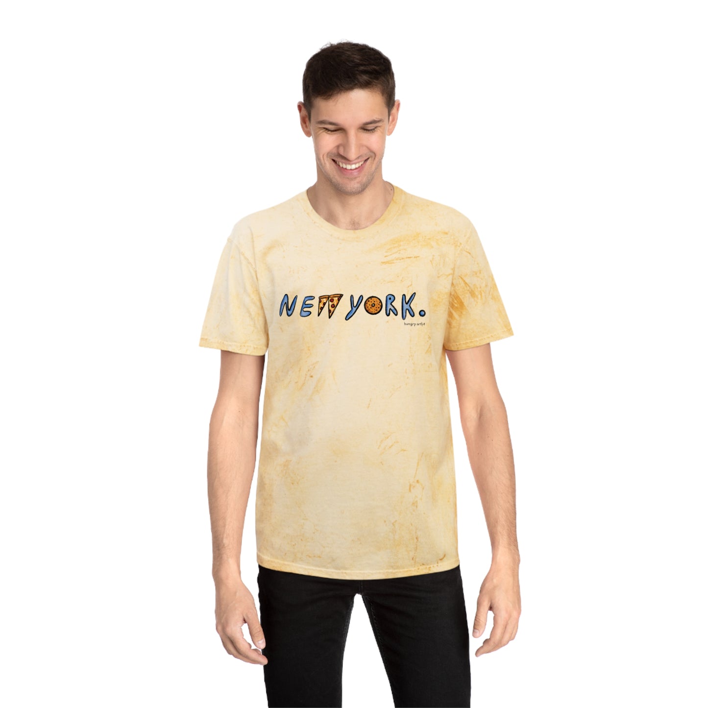 "NEW YORK." Color Blast T-Shirt