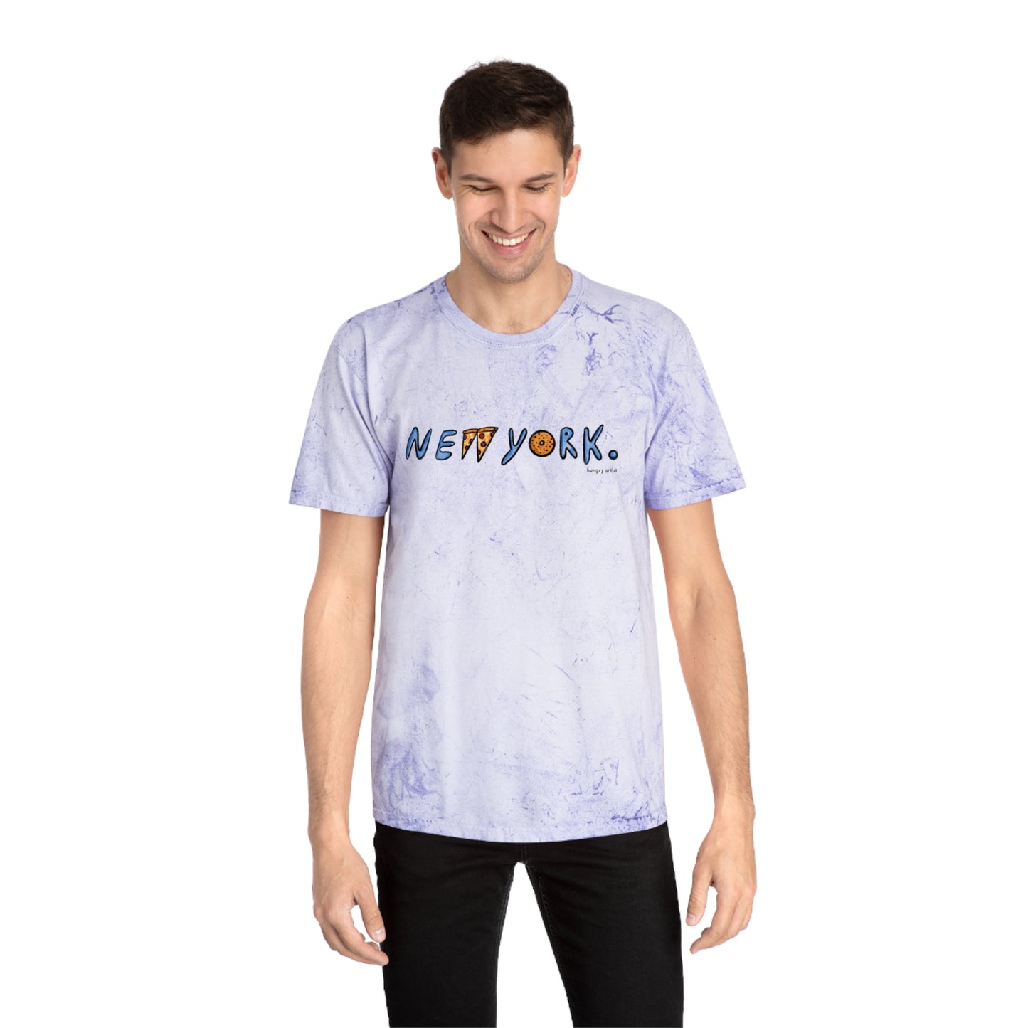 "NEW YORK." Color Blast T-Shirt