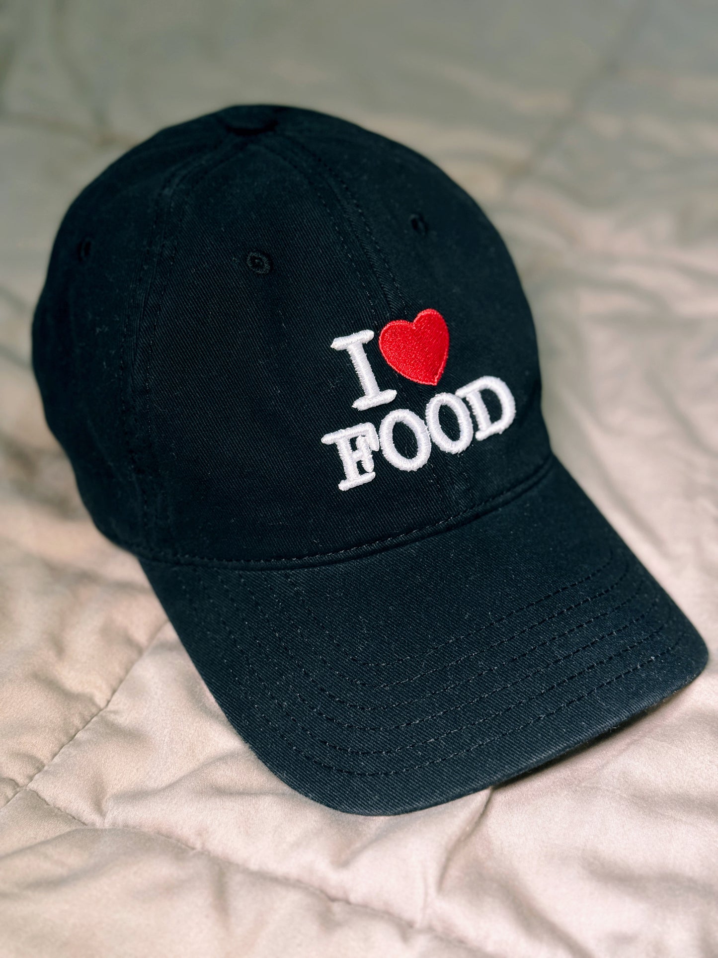 "I LOVE FOOD" Dad Hat