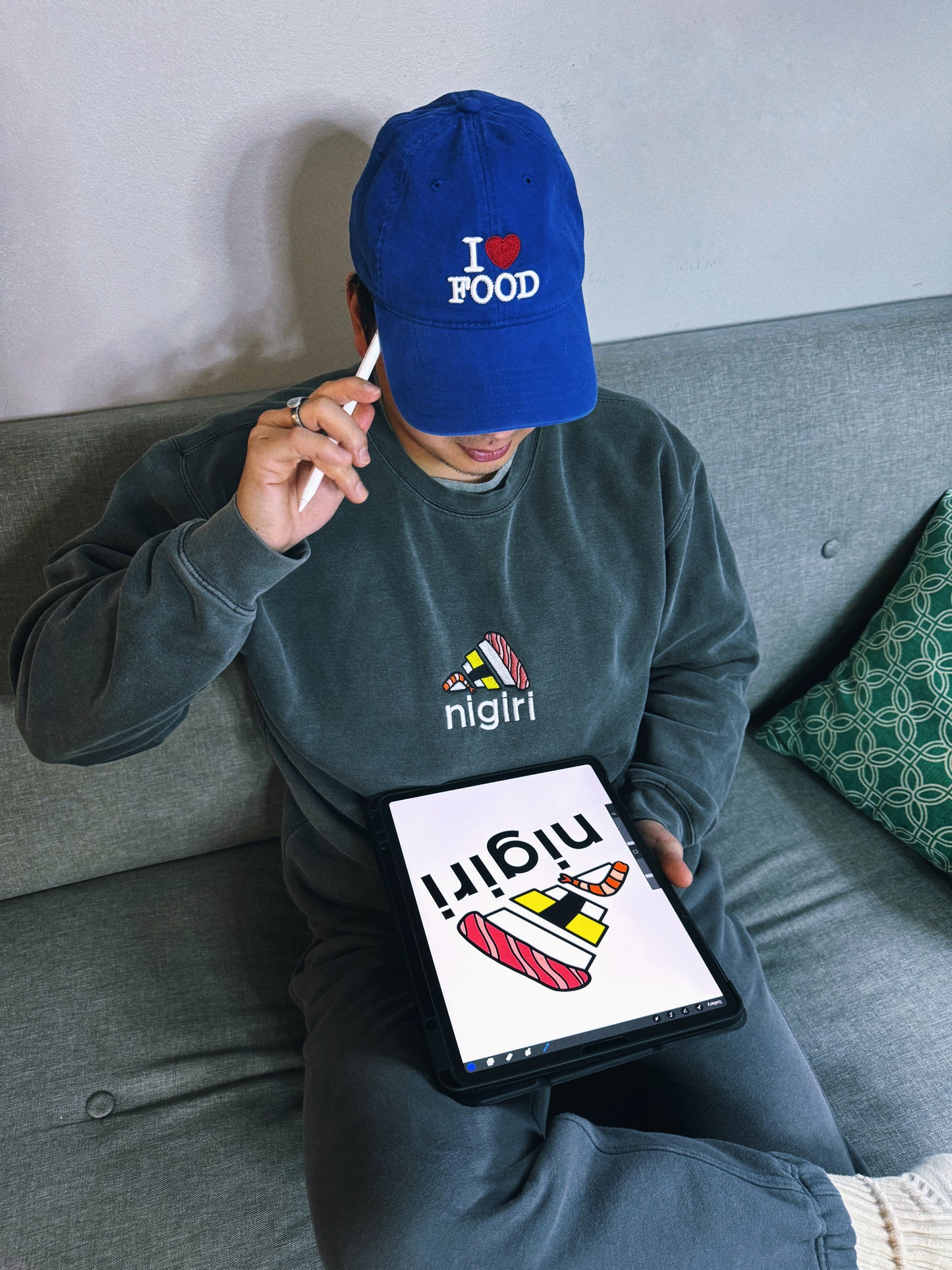 "I LOVE FOOD" Dad Hat