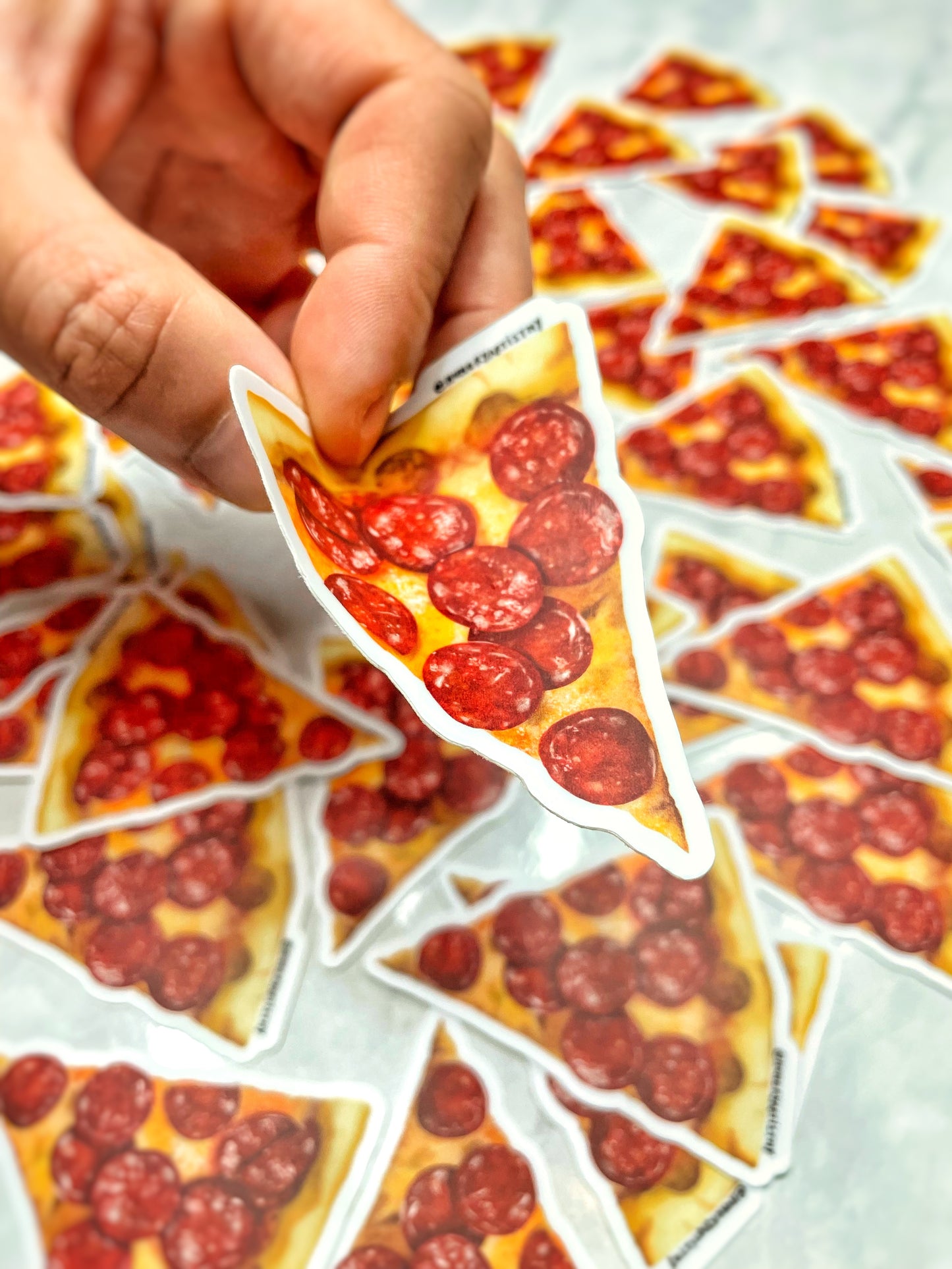 Pepperoni Pizza Slice Sticker