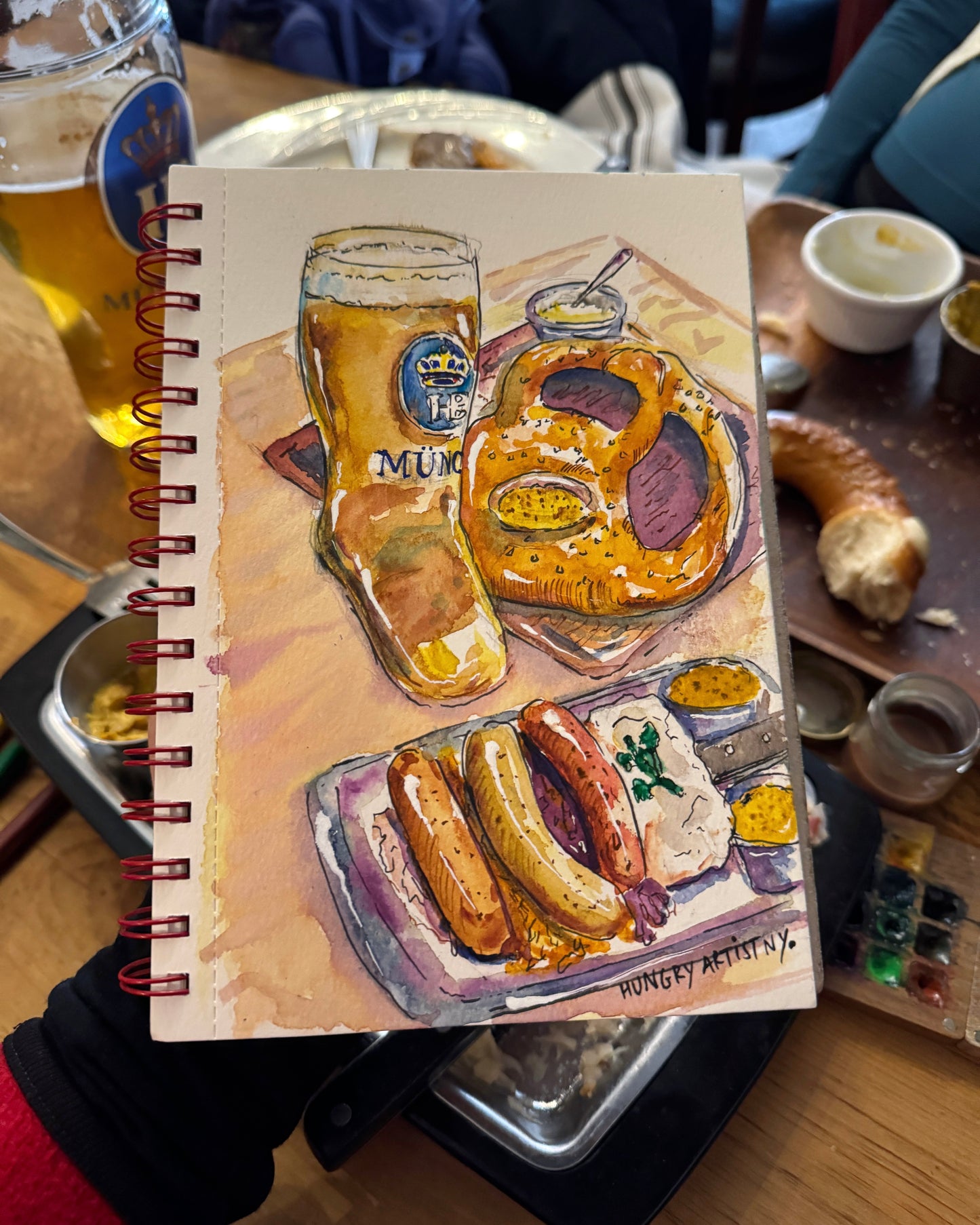 Beer, Bratwurst, & Pretzel