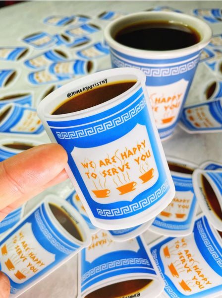NYC Coffee Cup Sticker