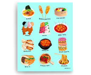 NYC Asian Foods (Special Edition Print)