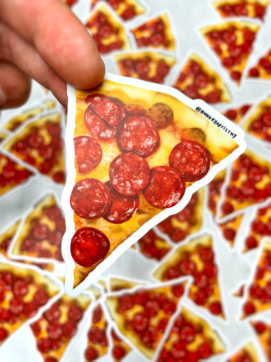 Pepperoni Pizza Slice Sticker